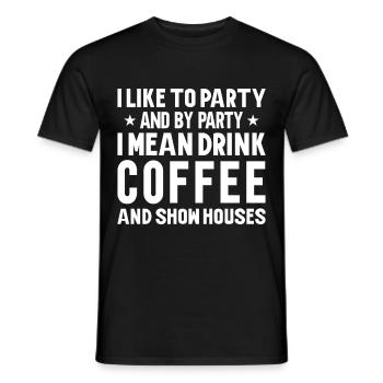 Immobilienmakler Makler Beruf Immobilien - Männer T-Shirt - Schwarz - Vorne - AI Model Male 178 light (178cm)