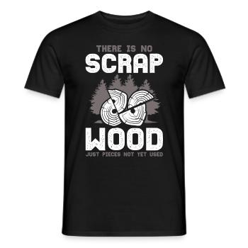 Carpenter Gift Saying Woodworking - Men's T-Shirt - black - Front - AI Model Male 178 light (178cm)