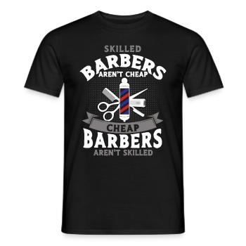 Coiffeur Disant Cadeau Salon de coiffure Coiffeur - T-shirt homme - noir - Devant - AI Model Male 178 light (178cm)