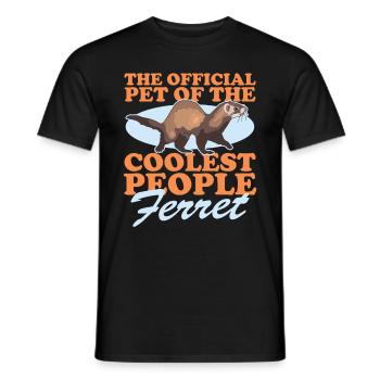| propriétaire de furet Cadeau De furet d’amoureux - T-shirt homme - noir - Devant - AI Model Male 178 light (178cm)