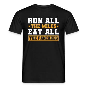 Pfannkuchen Liebhaber Geschenk Pfannkuchen Spruch - Männer T-Shirt - Schwarz - Vorne - AI Model Male 178 light (178cm)