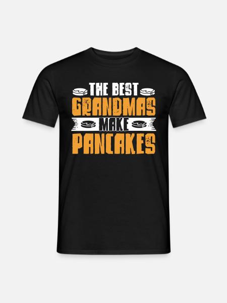 Pancake Lover Gift Pancake Saying - Men's T-Shirt - black