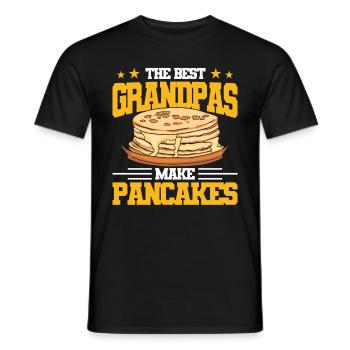 Pfannkuchen Liebhaber Geschenk Pfannkuchen Spruch - Männer T-Shirt - Schwarz - Vorne - AI Model Male 178 light (178cm)