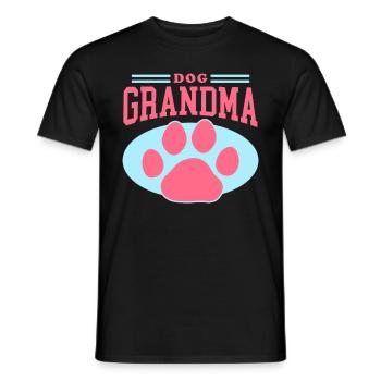 Chiens Grand-mère Propriétaire de chien Propriétaire de chien Cadeau - T-shirt homme - noir - Devant - AI Model Male 178 light (178cm)