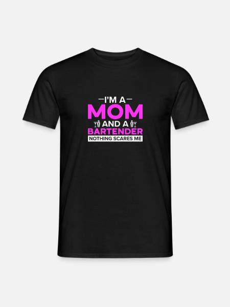 Bartender Gift Mixologist Saying Bar - Men's T-Shirt - black