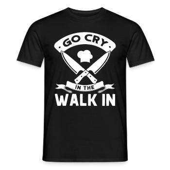 Chef Saying Gift Funny Chef - Men's T-Shirt - black - Front - AI Model Male 178 light (178cm)