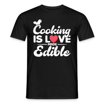 Chef Saying Gift Funny Chef - Men's T-Shirt - black - Front - AI Model Male 178 light (178cm)