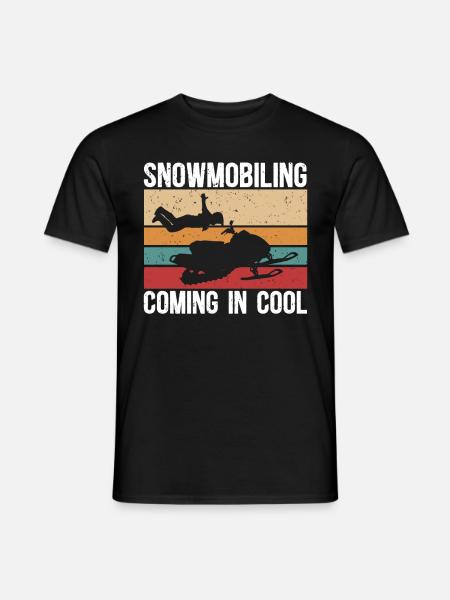 Snowmobile Snowmobile Gift - Men's T-Shirt - black