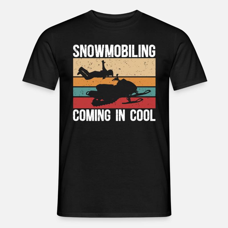 Snowmobile Snowmobile Gift - Men's T-shirt - black