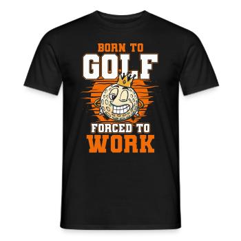 Golf Geschenk für Golfer - Männer T-Shirt - Schwarz - Vorne - AI Model Male 178 light (178cm)