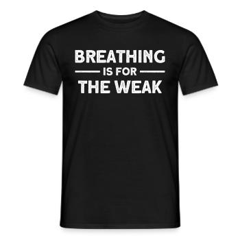 Cadeau de natation Flotteur Dire natation - T-shirt homme - noir - Devant - AI Model Male 178 light (178cm)