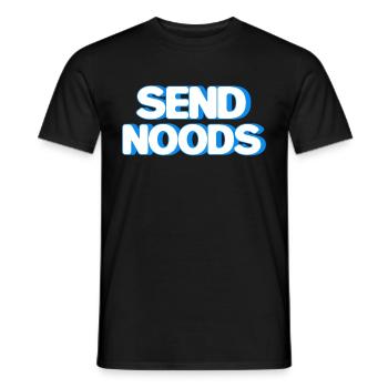 Ramen Nudel Liebhaber Essstäbchen Japanische Nudel - Männer T-Shirt - Schwarz - Vorne - AI Model Male 178 light (178cm)