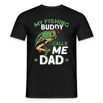 Cadeau de pêche Pêche Pêcheur Drôle De Pêcheur - T-shirt homme - noir - Devant - AI Model Male 178 light (178cm)