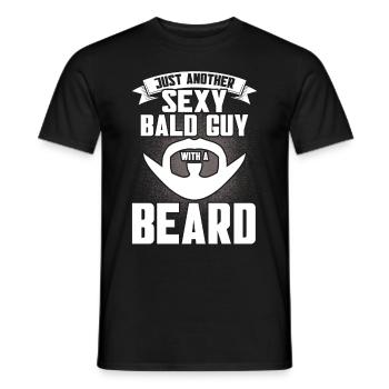 Beards Saying Funny Beard Gift Beard - Men's T-Shirt - black - Front - AI Model Male 178 light (178cm)