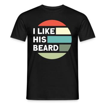 Beards Saying Funny Beard Gift Beard - Men's T-Shirt - black - Front - AI Model Male 178 light (178cm)