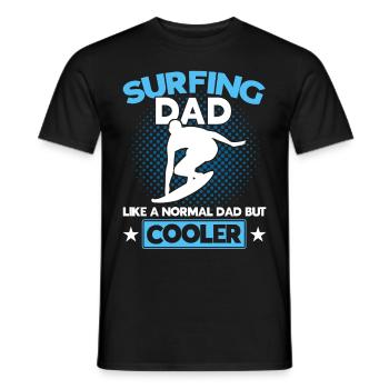 Surf Sport Planche de surf Ocean Sunshine Surfer - T-shirt homme - noir - Devant - AI Model Male 178 light (178cm)