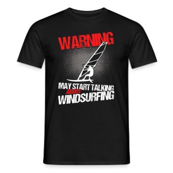 Windsurfen Surfboard Kite Geschenk Für Windsurfer - Männer T-Shirt - Schwarz - Vorne - AI Model Male 178 light (178cm)