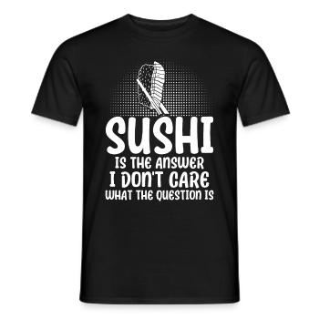 Sushi Cadeau Riz Doux Sushi - T-shirt homme - noir - Devant - AI Model Male 178 light (178cm)