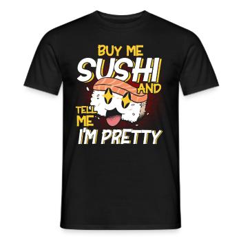 Sushi Cadeau Riz Doux Sushi - T-shirt homme - noir - Devant - AI Model Male 178 light (178cm)