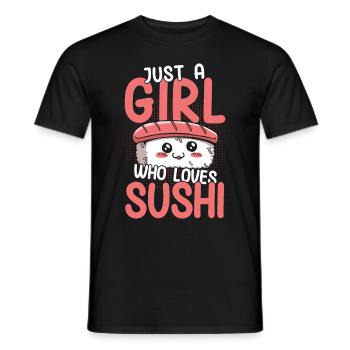 Sushi Cadeau Riz Doux Sushi - T-shirt homme - noir - Devant - AI Model Male 178 light (178cm)