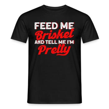 Bbq Grill Meat Lovers Grill Party Food Bbq - Men's T-Shirt - black - Front - AI Model Male 178 light (178cm)