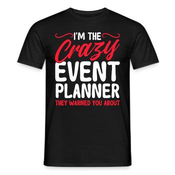 Eventplaner Hochzeitsplaner Event Manager - Männer T-Shirt - Schwarz - Vorne - AI Model Male 178 light (178cm)