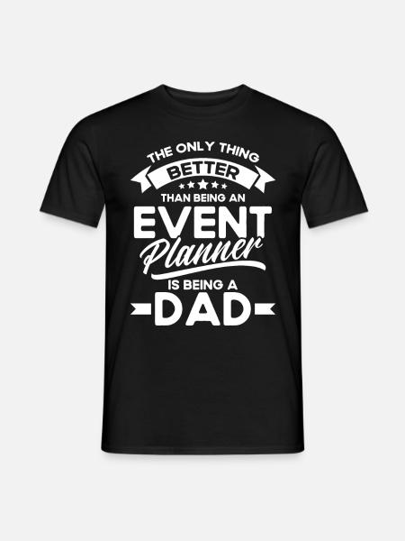 Eventplaner Hochzeitsplaner Event Manager - Männer T-Shirt - Schwarz