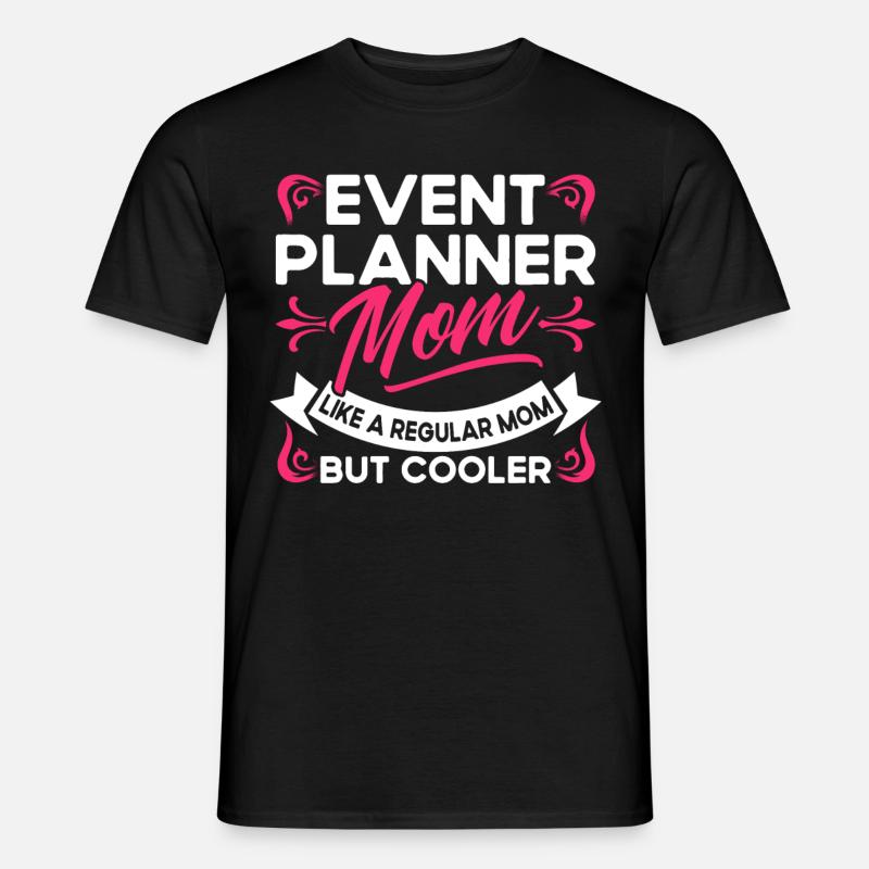 Eventplaner Hochzeitsplaner Event Manager - Männer T-Shirt - Schwarz