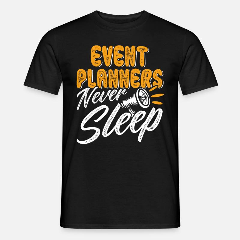 Eventplaner Hochzeitsplaner Event Manager - Männer T-Shirt - Schwarz