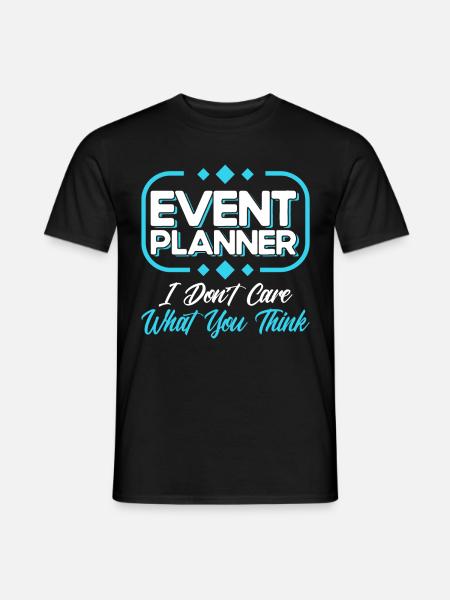 Event Planner Wedding Planner Event Manager - Men's T-Shirt - black