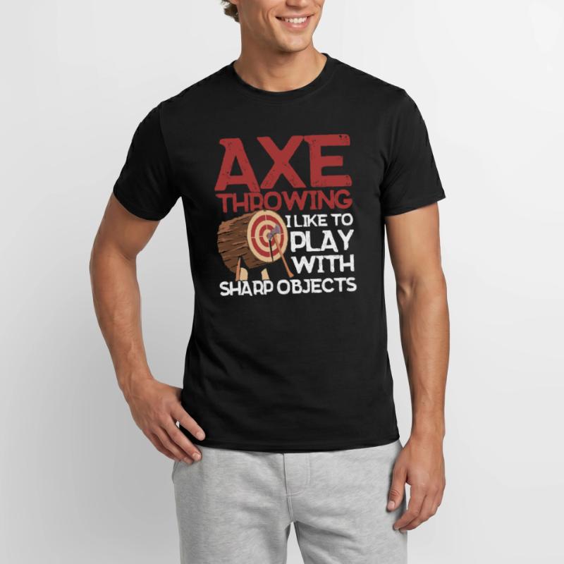 Axe Thrower Axe Throw Axe Gift Men's T-Shirt
