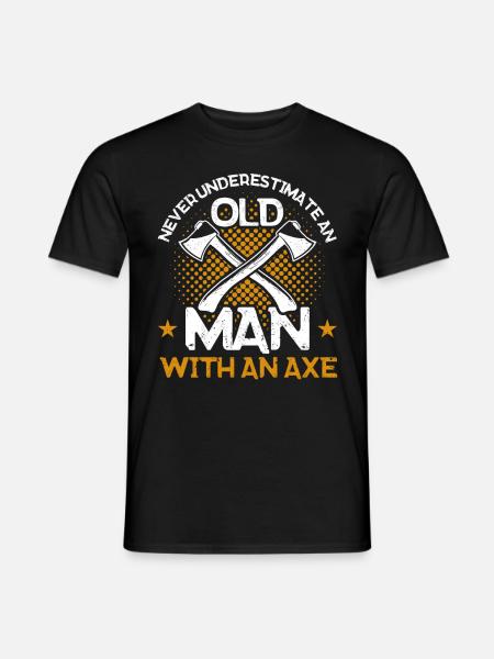 Axe Thrower Axe Throw Axe Gift - Men's T-Shirt - black