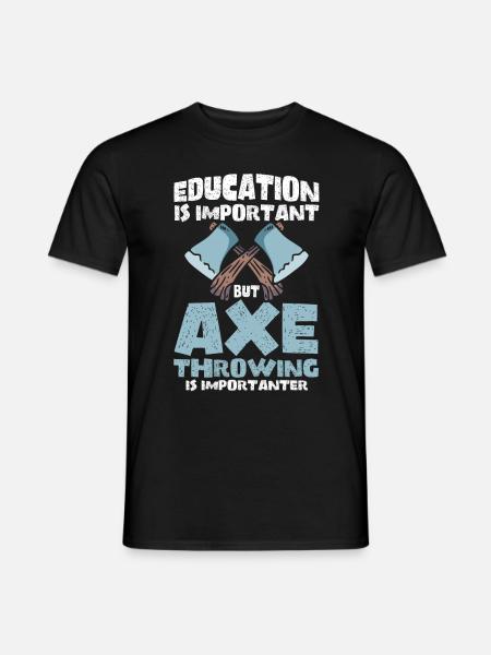 Axe Thrower Axe Throw Axe Gift - Men's T-Shirt - black