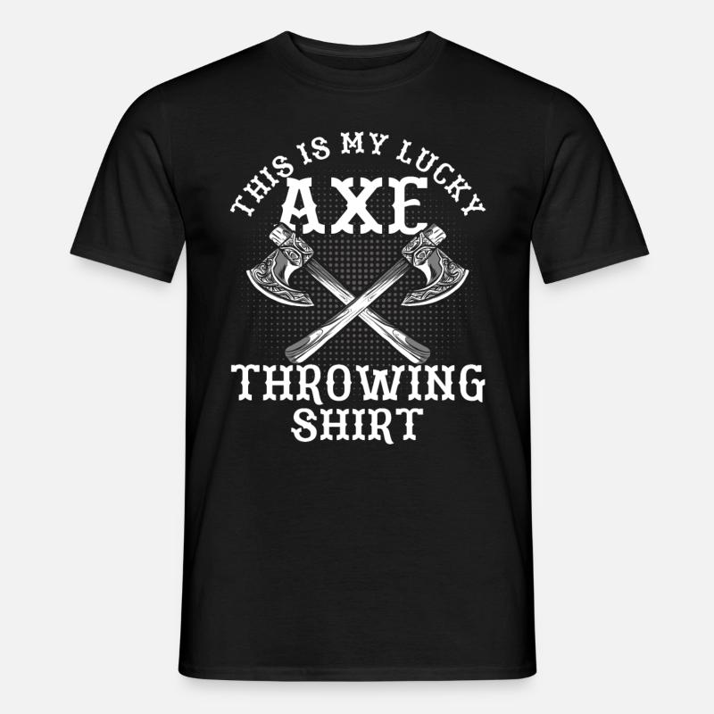 Axe Thrower Axe Throw Axe Gift - Men’s T-shirt - black