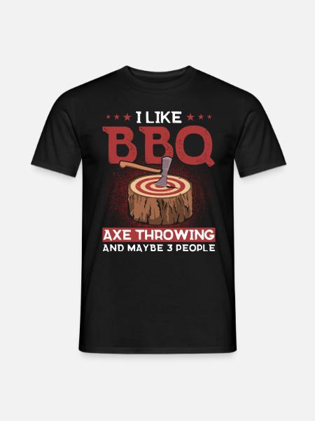 Axt Werfer Axt Werfen Axt Geschenk - Männer T-Shirt - Schwarz