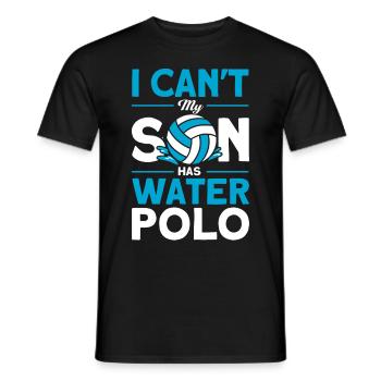 Wasserball Wassersport Polo Schwimmen - Männer T-Shirt - Schwarz - Vorne - AI Model Male 178 light (178cm)