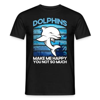 Meeresbiologe Ozean Geschenk Meeresbiologie - Männer T-Shirt - Schwarz - Vorne - AI Model Male 178 light (178cm)