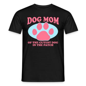 Chiens Maman Maîtresse Chien Propriétaire Cadeau - T-shirt homme - noir - Devant - AI Model Male 178 light (178cm)