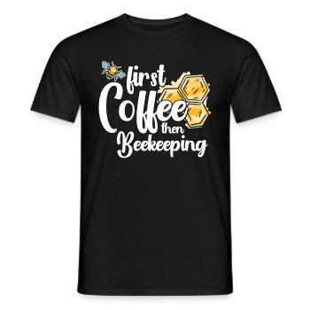 Apiculture Apiculteurs Abeilles Apiculteurs - T-shirt homme - noir - Devant - AI Model Male 178 light (178cm)