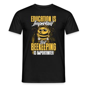 Apiculture Apiculteurs Abeilles Apiculteurs - T-shirt homme - noir - Devant - AI Model Male 178 light (178cm)
