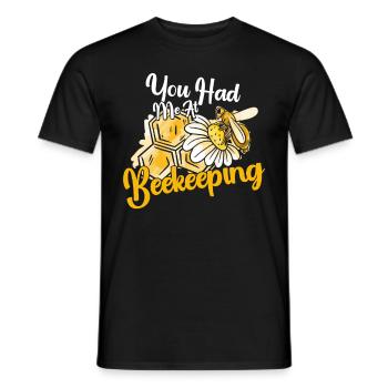 Apiculture Apiculteurs Abeilles Apiculteurs - T-shirt homme - noir - Devant - AI Model Male 178 light (178cm)
