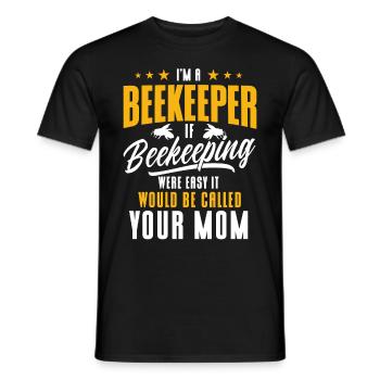 Apiculture Apiculteurs Abeilles Apiculteurs - T-shirt homme - noir - Devant - AI Model Male 178 light (178cm)
