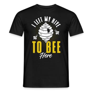 Apiculture Apiculteurs Abeilles Apiculteurs - T-shirt homme - noir - Devant - AI Model Male 178 light (178cm)