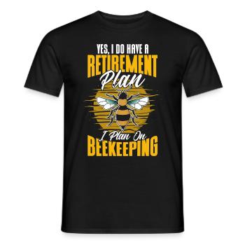 Apiculture Apiculteurs Abeilles Apiculteurs - T-shirt homme - noir - Devant - AI Model Male 178 light (178cm)