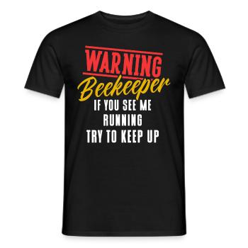 Apiculture Apiculteurs Abeilles Apiculteurs - T-shirt homme - noir - Devant - AI Model Male 178 light (178cm)