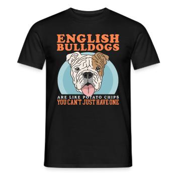 Bouledogue anglais Cadeau Bulldog anglais - T-shirt homme - noir - Devant - AI Model Male 178 light (178cm)