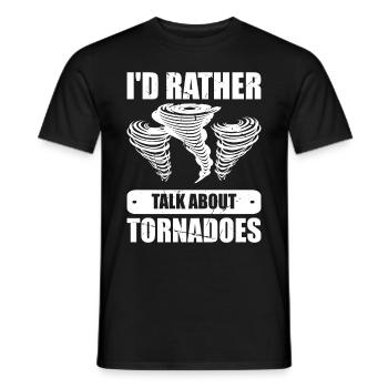 Meteorologist Quote Gift Meteorology - Men's T-Shirt - black - Front - AI Model Male 178 light (178cm)