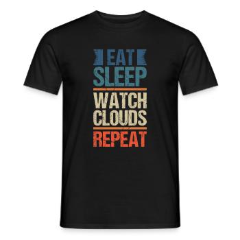 Meteorologist Quote Gift Meteorology - Men's T-Shirt - black - Front - AI Model Male 178 light (178cm)