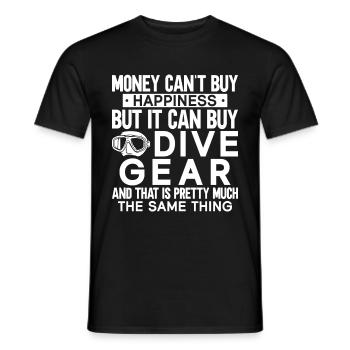 Sporttauchen Geschenk Unterwasser Sporttaucher - Männer T-Shirt - Schwarz - Vorne - AI Model Male 178 light (178cm)