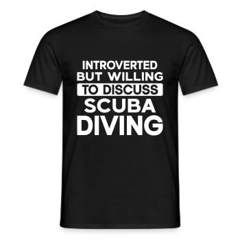 Sporttauchen Geschenk Unterwasser Sporttaucher - Männer T-Shirt - Schwarz - Vorne - AI Model Male 178 light (178cm)